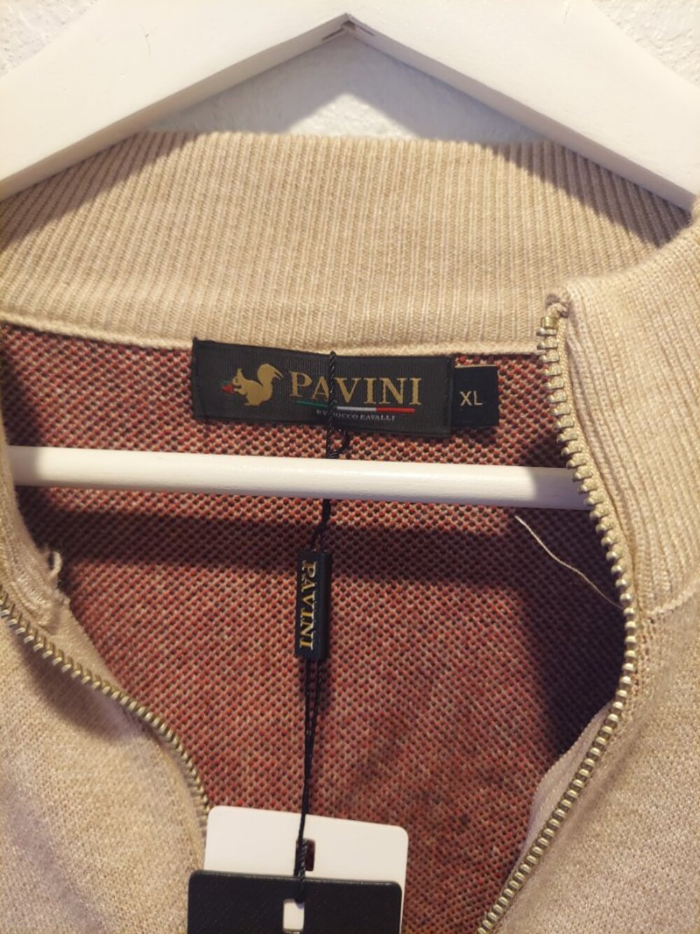 Pavini by Rocco Ravalli Plaid Zip-Front Cardigan Jacket - Picture 6 of 8